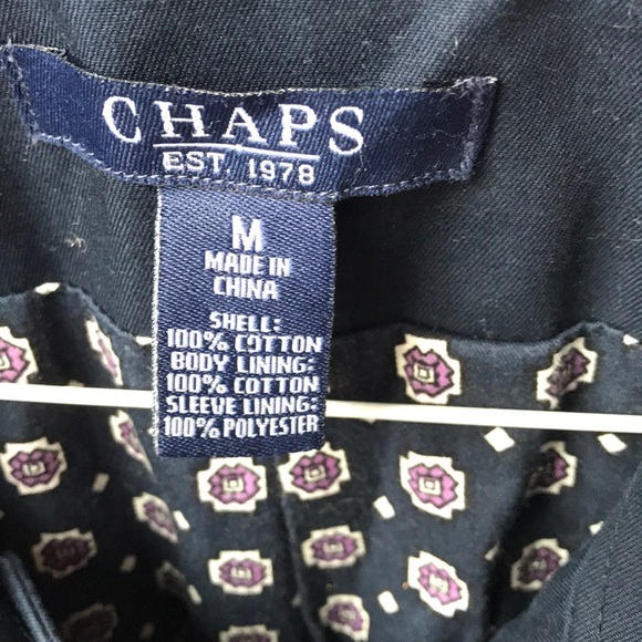 Chaps navy blue double breasted pea coat Medium - Picture 5 of 5